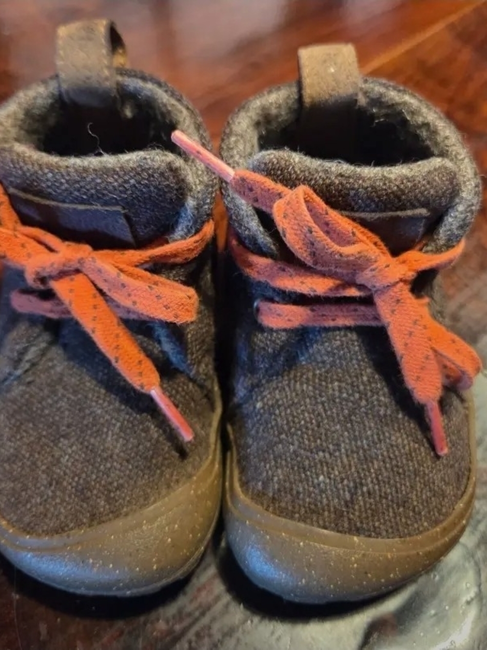 Wildling Marron Brun Brown Wool Fall/Winter Shoes for Toddler Size 4 US